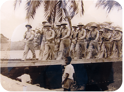 Troops arriving on Bonaire Troops arriving on Bonaire