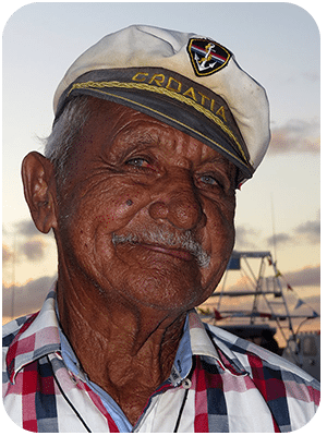 Ismail, one of Bonaire's fishermen.
