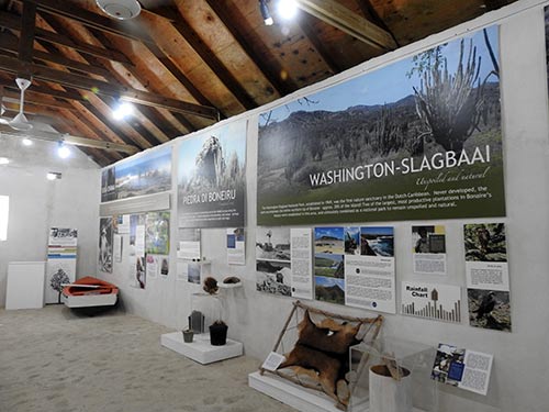 The museum exhibit at Mangazina di Rei introduces the history of Bonaire's northern section.