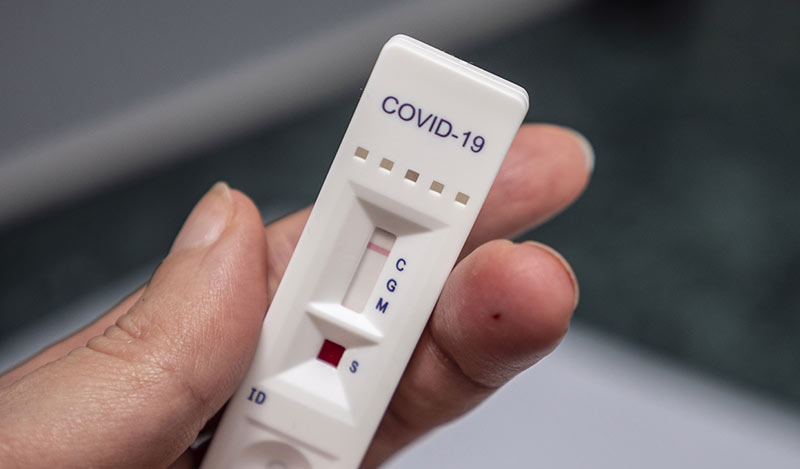 COVID-19 Antigen test kit.