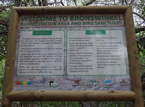 Put Bronswinkel at Bonaire's Washington Park.