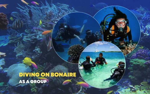 Diving on Bonaire as a group