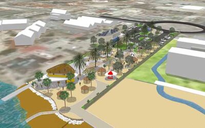 Sunset Beach Park Construction Begins
