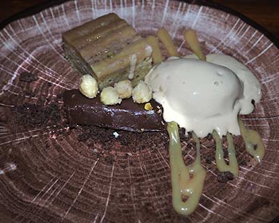 dessert Cold Sabayon with Marsala