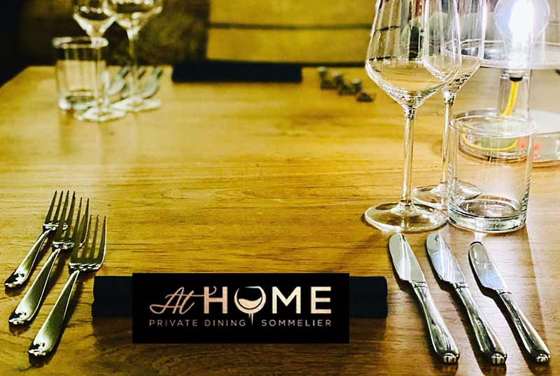 An evening of fine dining with At Home Private Dining & Sommelier