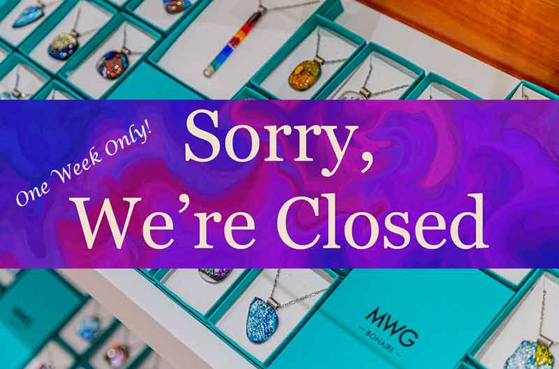 MoltenWolf Glass will be temporarily closed for one week