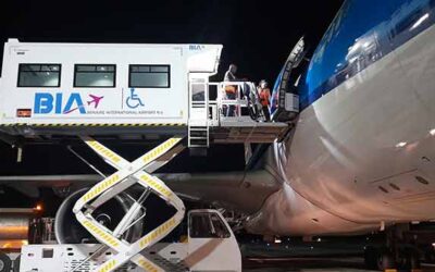 Bonaire’s Airport Receives an Ambulift for Disabled Passengers