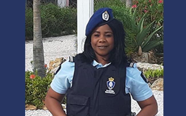First local woman as 1st team leader for Border Police duties at the Royal Military Police in the Caribbean Netherlands