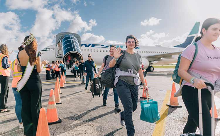 WestJet Inagural Flight to Bonaire