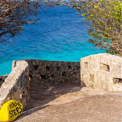 1000 Steps is one of the many dive sites from shore on Bonaire.