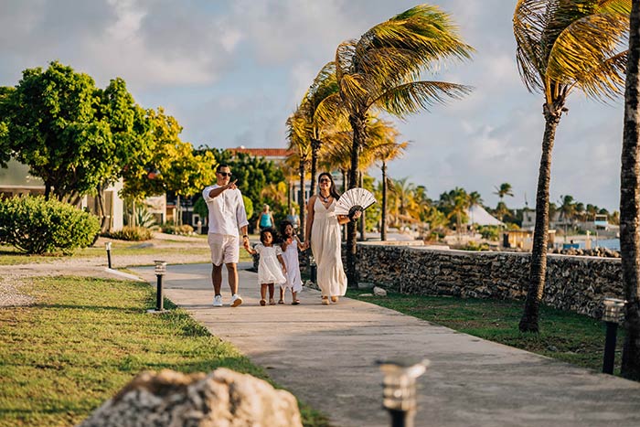 Walk along the ocean while staying at Sand Dollar Bonaire