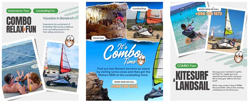 Bonaire Landsailing Adventures offers new combo tours!