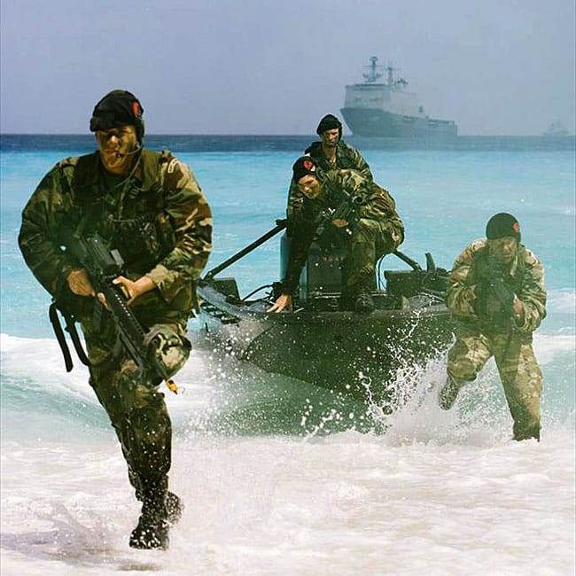 Army Company from Curacao visit Bonaire for Military Exercises