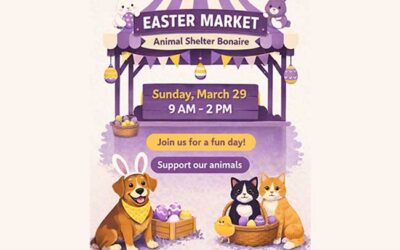 Easter Market at Animal Shelter Bonaire on Sunday, March 29