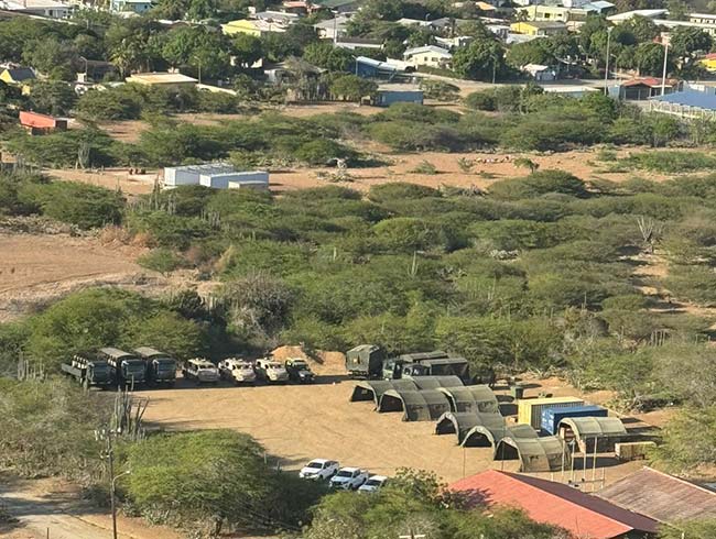 Military training on Bonaire