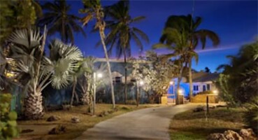 Carib Inn at night