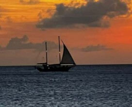 sailing into the sunset