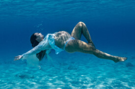 Underwater Maternity Shoot with Ocean Photo Bonaire