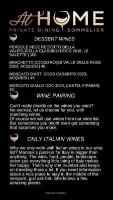 Dessert Wines and Wine Pairings