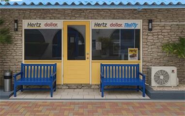 Hertz office location at Divi Flamingo Beach Resort